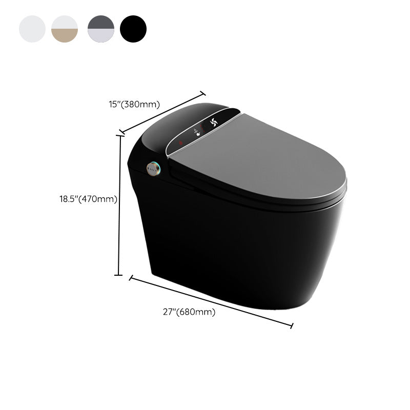 Elongated Dryer Floor Mount Bidet Heated Seat Floor Standing Bidet