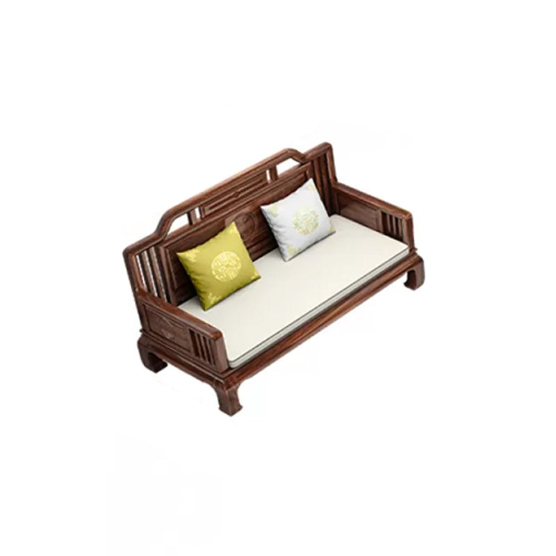 Scandinavian Sectional Sofas Solid Wood Brown Sectional Couch