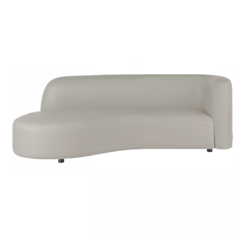 Grey Wooden Sectional Stain-Resistant Sectional Sofa for Living Room