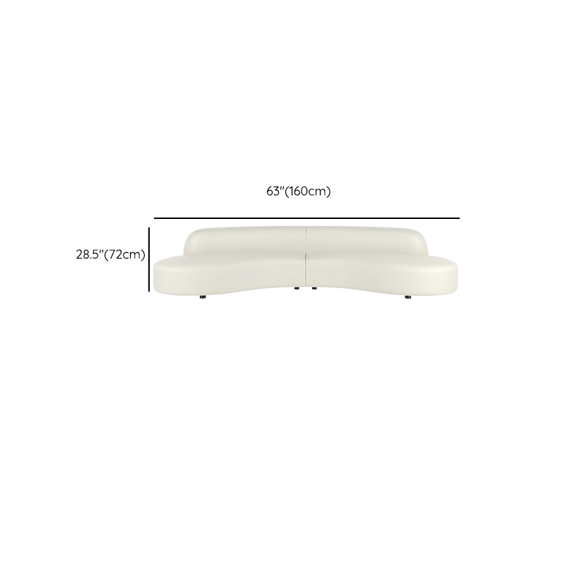 White Sectionals Stain-Resistant Sectional Sofa for Living Room