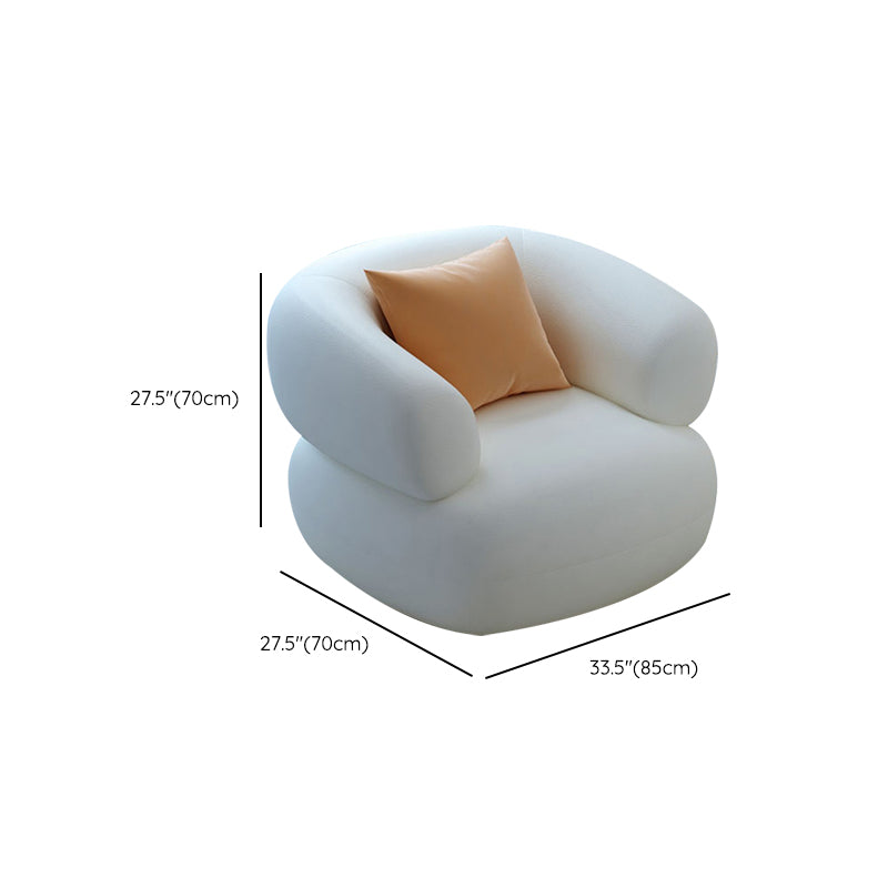 White Sectionals Stain-Resistant Sectional Sofa for Living Room