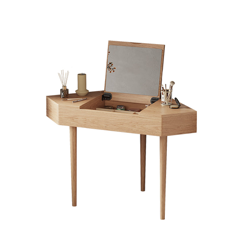 Traditional Bedroom Makeup Vanity Desk Solid Wood Vanity Dressing Table