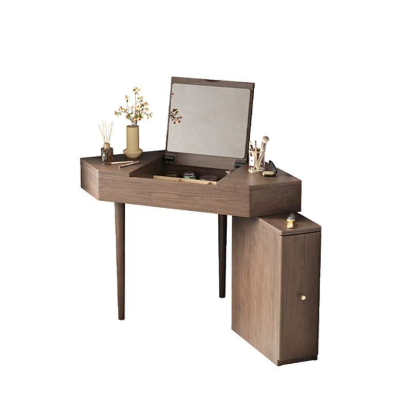 Traditional Bedroom Makeup Vanity Desk Solid Wood Vanity Dressing Table