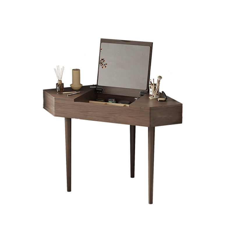 Traditional Bedroom Makeup Vanity Desk Solid Wood Vanity Dressing Table