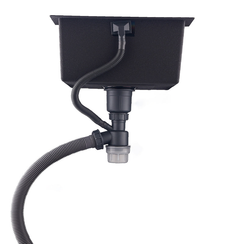 Rectangle Stainless Steel Sink Kitchen Sink with Drain Assembly(Not Including Faucet)