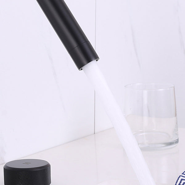 Widespread Modern Bathroom Faucet Knob Handle Gooseneck Vessel Faucet