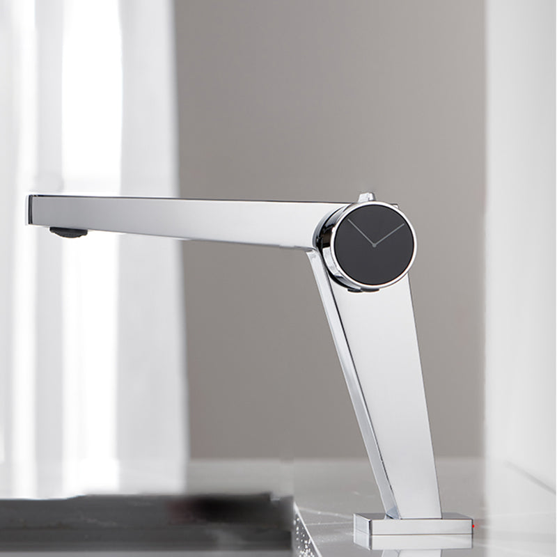 Contemporary Vessel Sink Faucet Knob Handle Bathroom Vessel Faucet