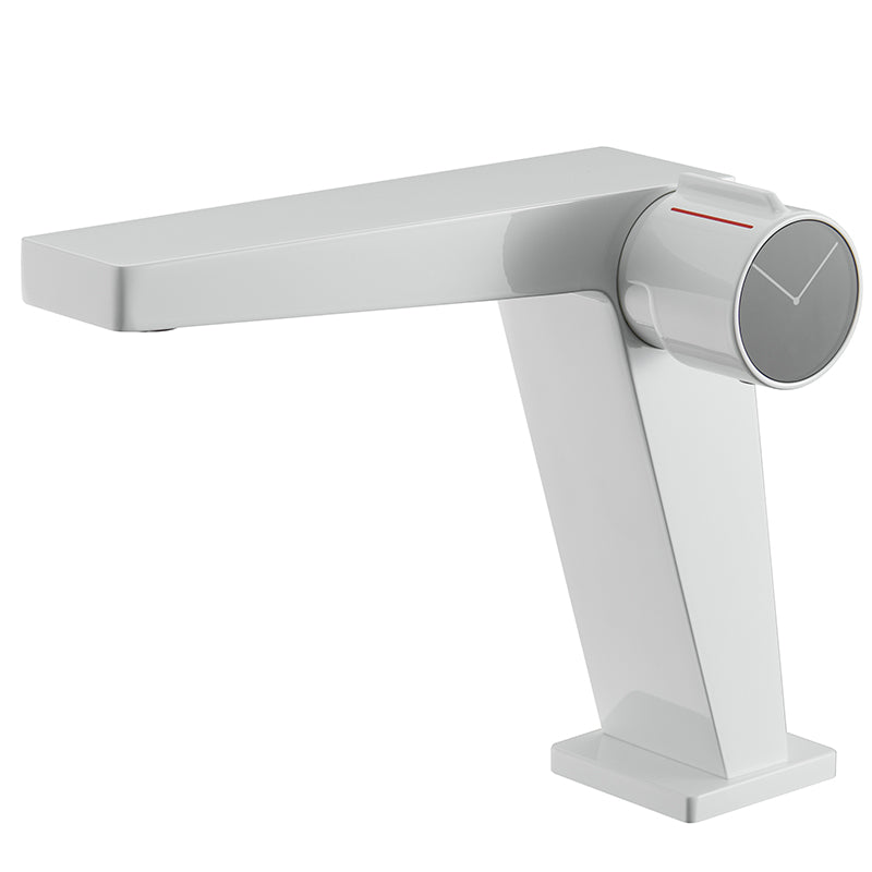 Contemporary Vessel Sink Faucet Knob Handle Bathroom Vessel Faucet