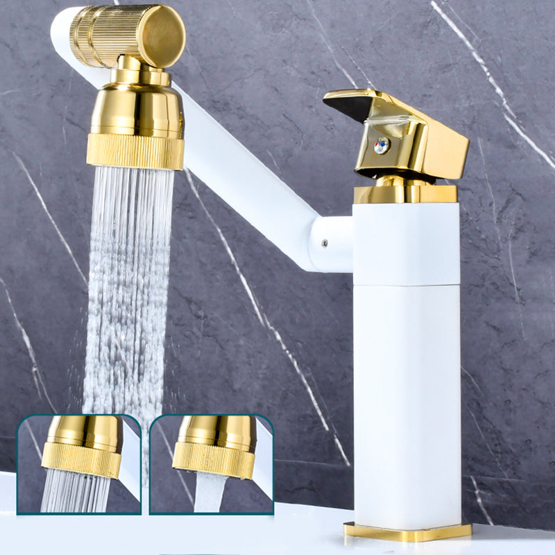 Luxury Vessel Faucet Swivel Spout High-Arc Single Handle Vessel Faucet