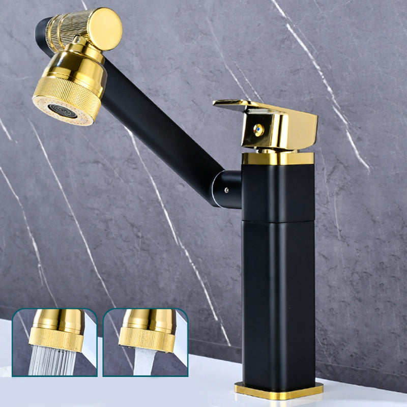 Luxury Vessel Faucet Swivel Spout High-Arc Single Handle Vessel Faucet