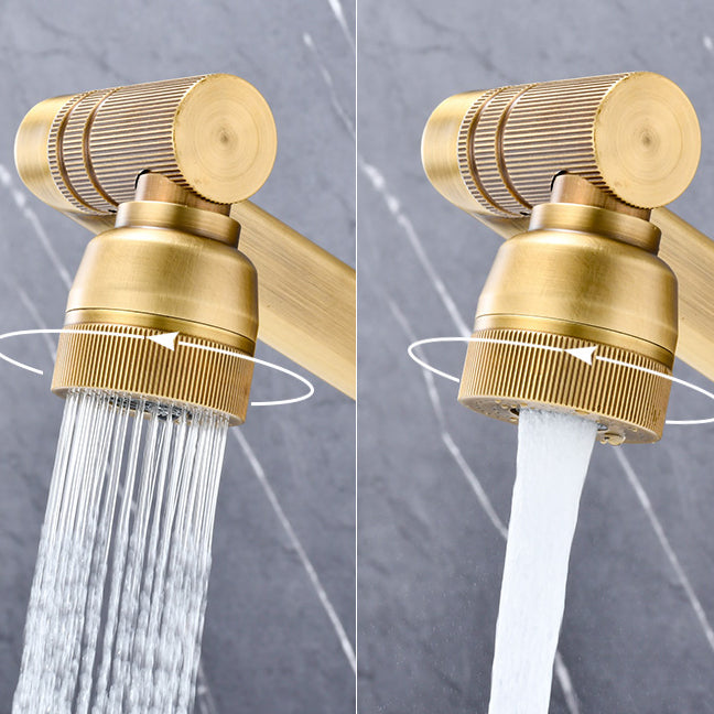 Luxury Vessel Faucet Swivel Spout High-Arc Single Handle Vessel Faucet