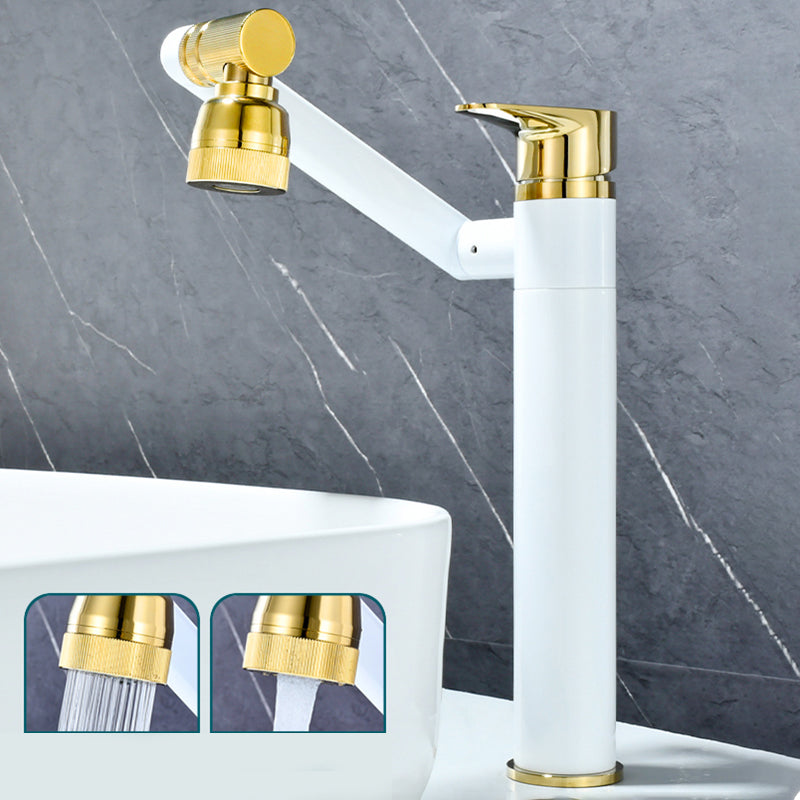 Luxury Vessel Faucet Swivel Spout High-Arc Single Handle Vessel Faucet