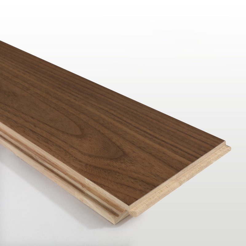 Traditional Flooring Tiles Solid Wood Wire Brushed Flooring with Click Lock