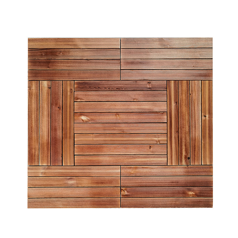 Flooring Tiles Click-Locking Scratch Resistant Distressed Wood Flooring
