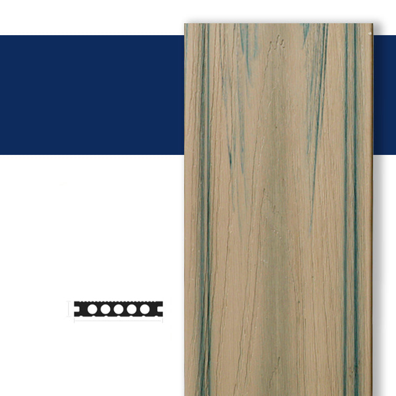 Contemporary Hardwood Deck Tiles Wire brushed Nail Tile Flooring