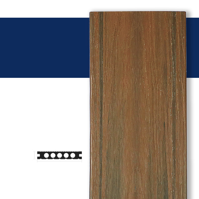 Contemporary Hardwood Deck Tiles Wire brushed Nail Tile Flooring