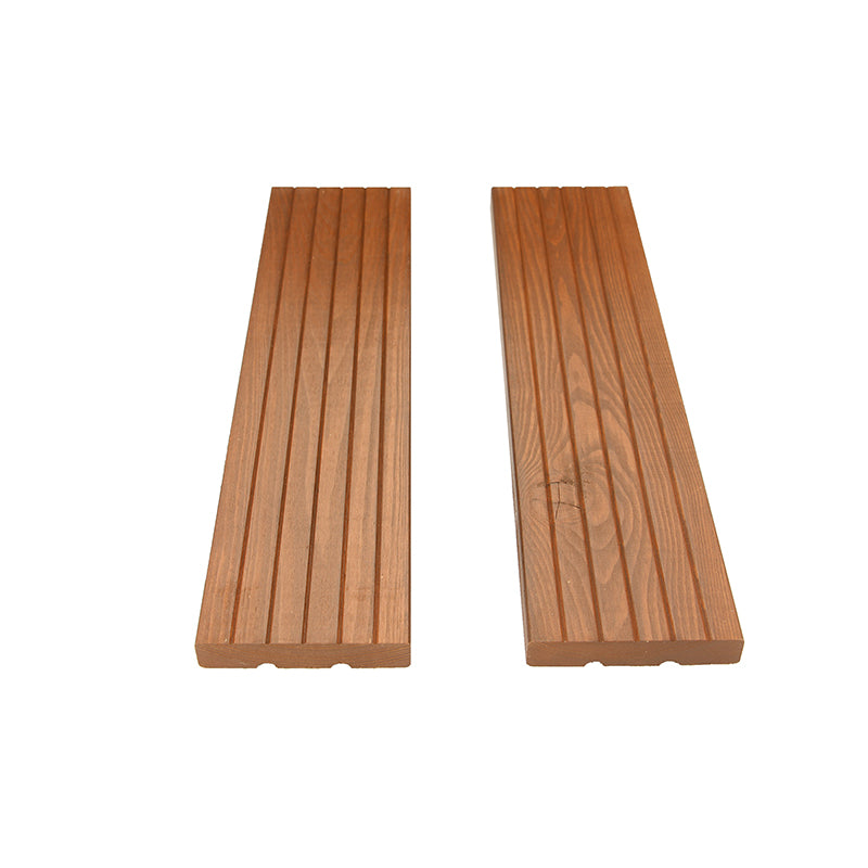 Modern Hardwood Deck Tiles Solid Wood Nail Flooring Planks for Patio