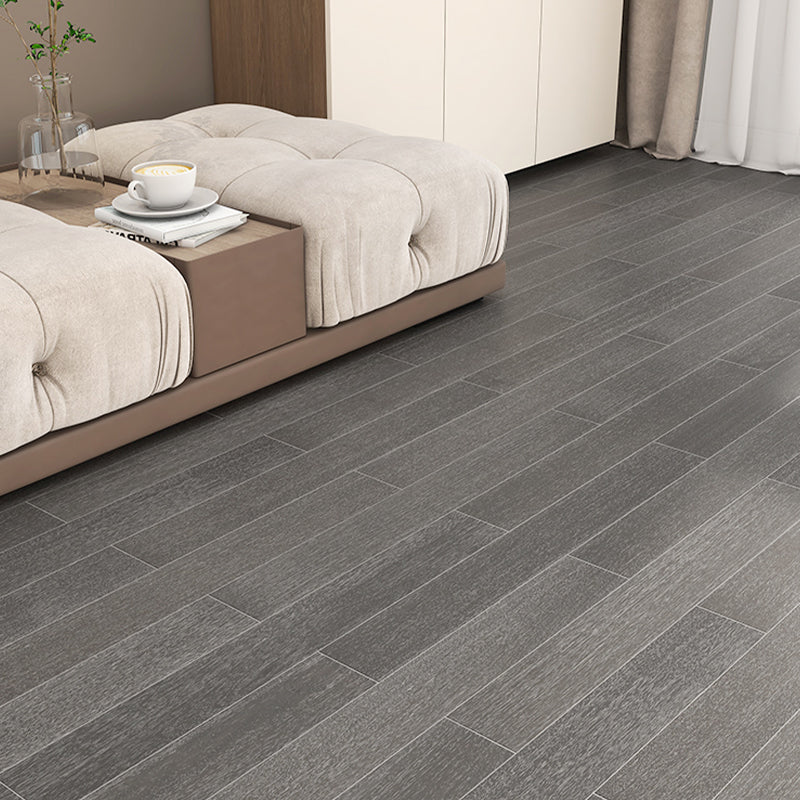 Contemporary Hardwood Deck Tiles Solid Wood Smooth Side Trim Piece