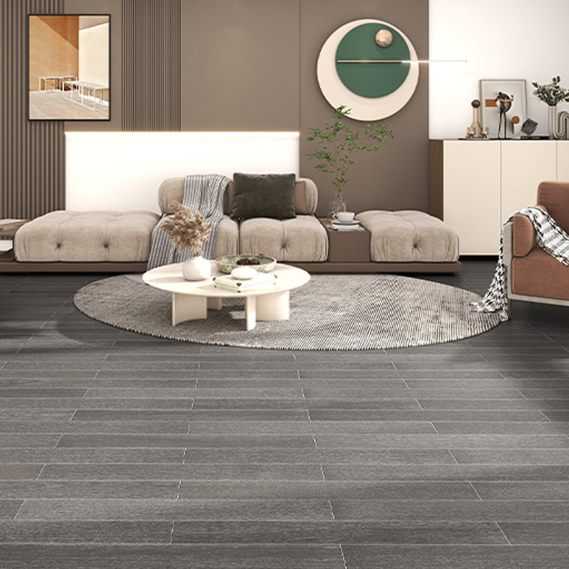 Contemporary Hardwood Deck Tiles Solid Wood Smooth Side Trim Piece