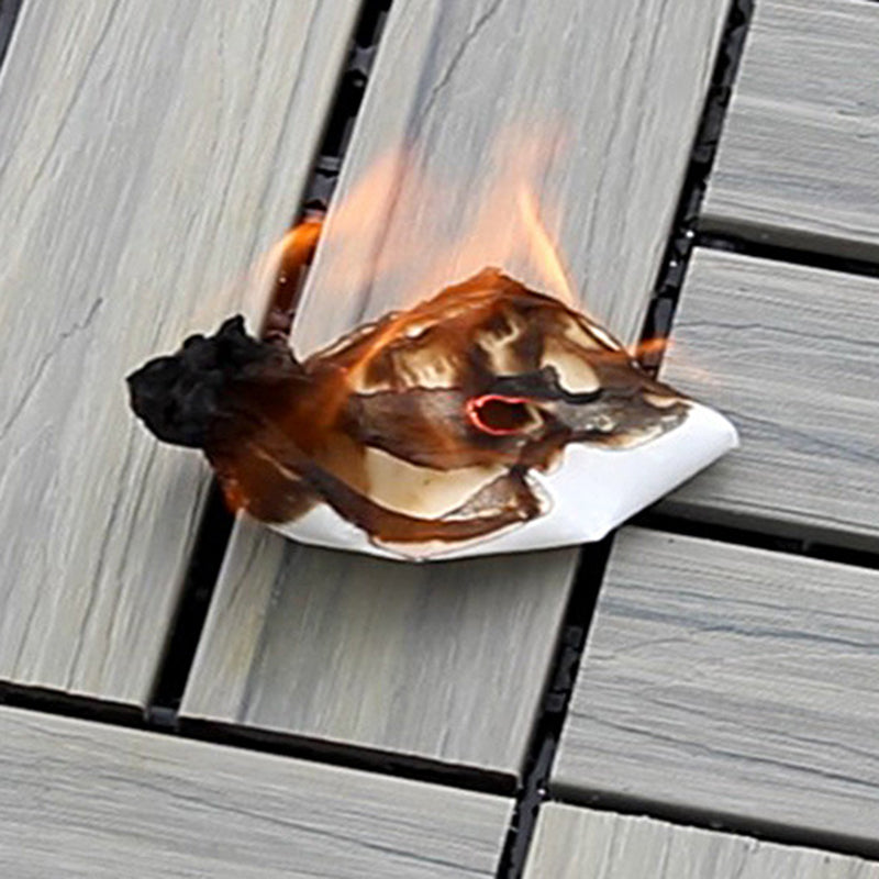 12" X 12"4-Slat Square PVC Flooring Tiles Interlocking Installation Floor Board Tiles