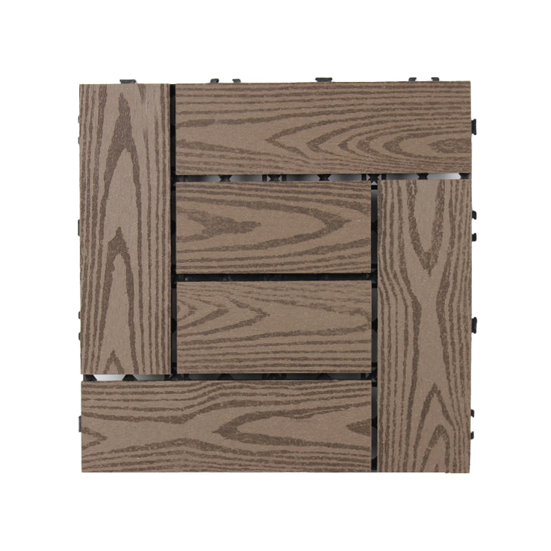 Deck Plank Loose Lay Manufactured Wood Decking Tiles Outdoor Flooring