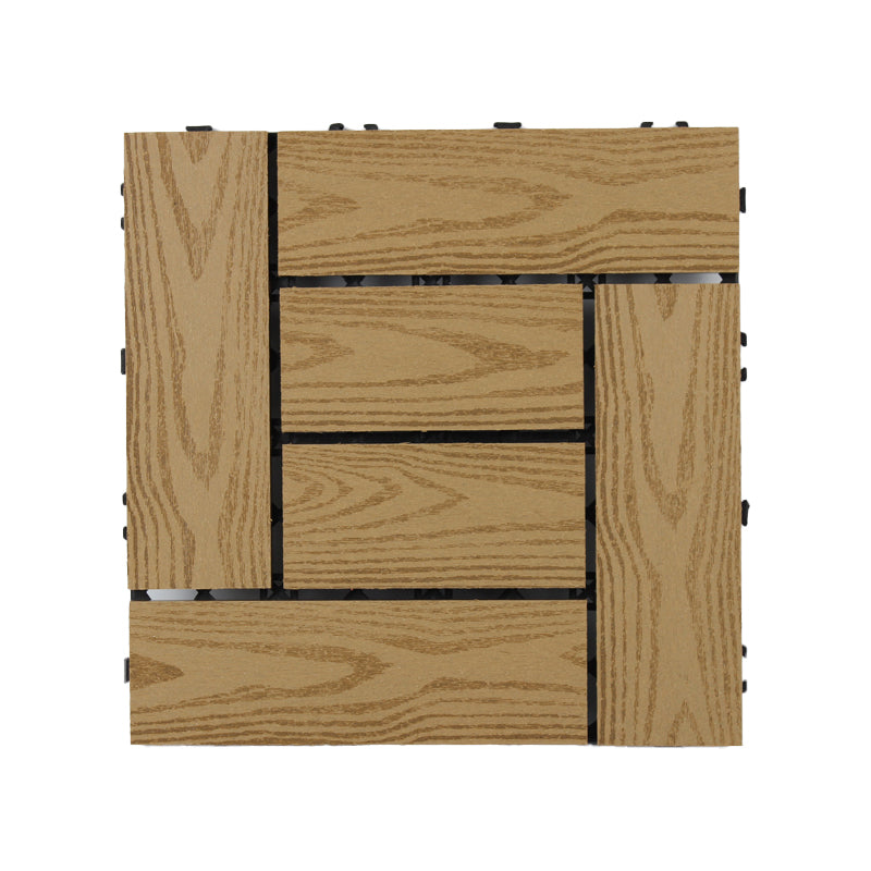 Deck Plank Loose Lay Manufactured Wood Decking Tiles Outdoor Flooring