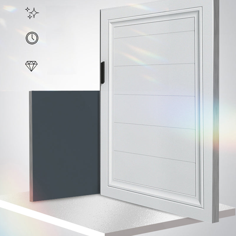 Mirror Bathroom Vanity Freestanding Rectangular Single Sink Metal Frame Vanity with Doors