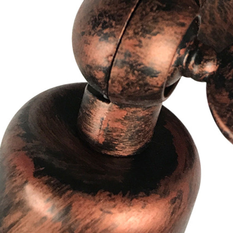 Modern Metal Wall Sconce Circle Shape Adjustable Wall Lamp for Bedroom