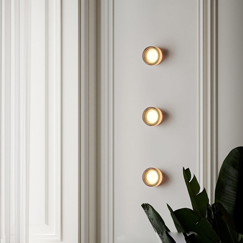 Modern Vanity Lighting Circle Wall Light Fixture with Acrylic for Bathroom