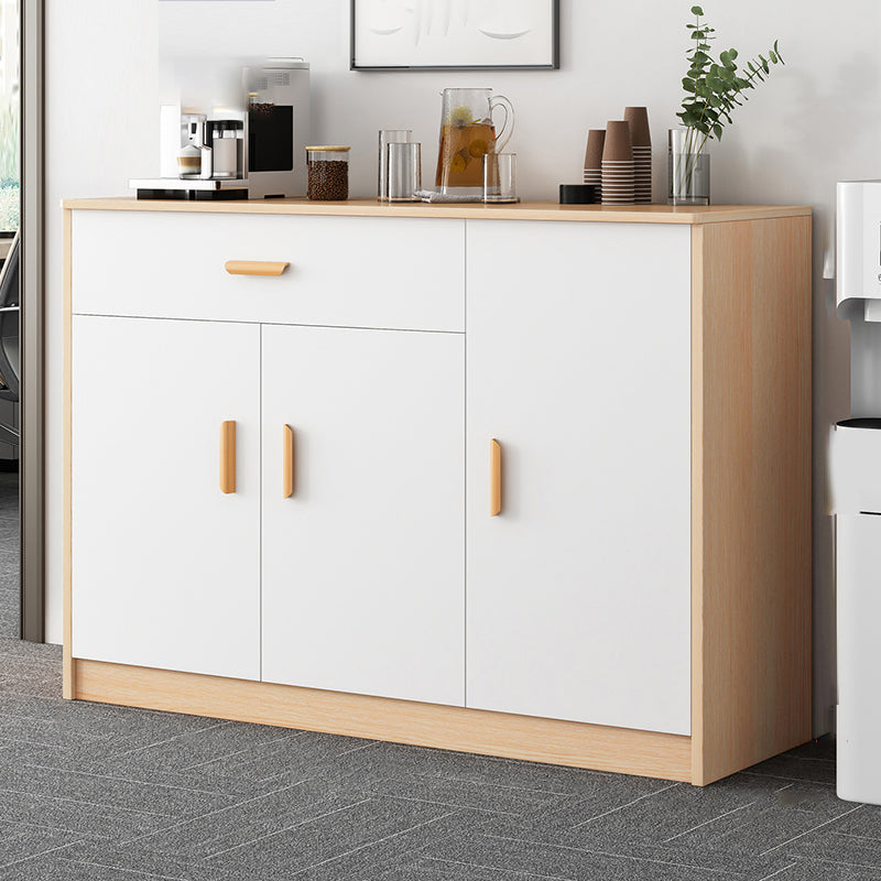 Modern Sideboard Cabinet Engineered Wood Living Room Server with Drawers