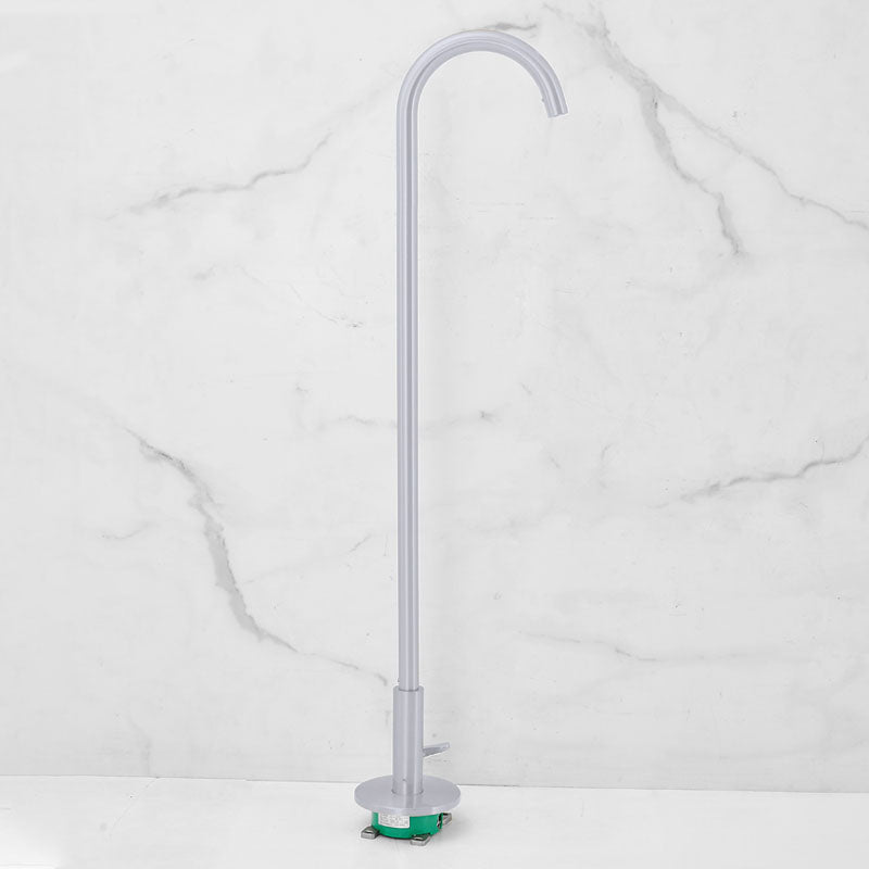 Contemporary Brass Freestanding Bathtub Faucet High Arc Bathtub Faucet