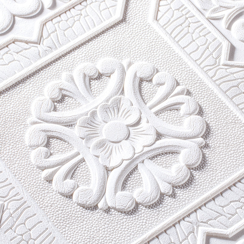 Modern Style XPE Foam Wall Paneling Square 3D Relief Waterproof Wall Paneling