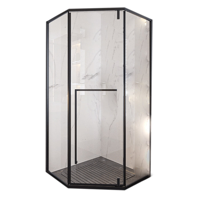 Pivot Transparent Shower Bath Door Tempered Semi-Frameless Shower Door