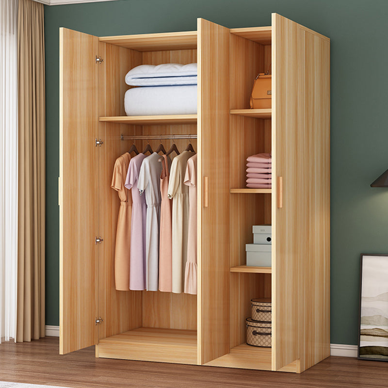 Contemporary Style Wardrobe Armoire Wood Wardrobe Closet With Doors