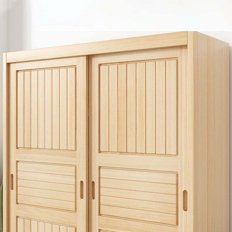 Modern Style Wardrobe Armoire Wood Wardrobe Cabinet With Doors