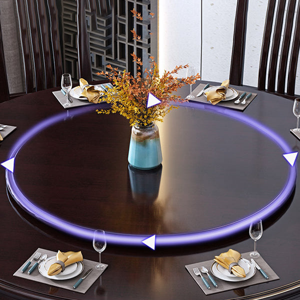 Solid Wood Dining Table Traditional Round Dinner Table for Dining Room