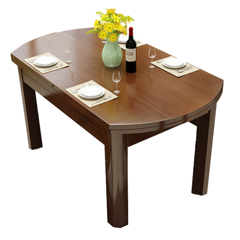 Modern Style Dining Table Rubberwood Base Dinner Table for Dining Room