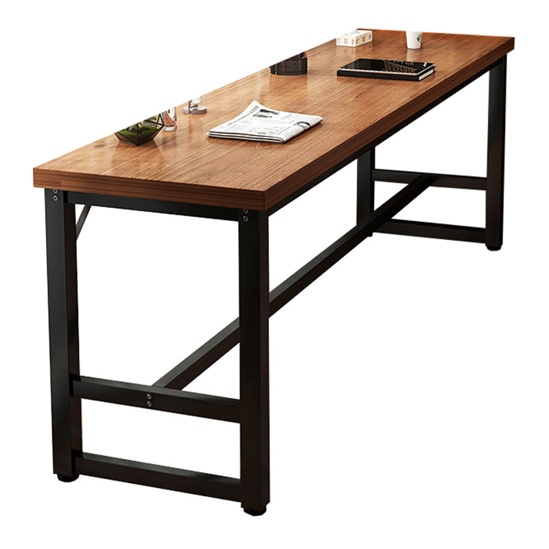 Manufactured Wood Bar Table Modern Metal Frame Pub Table for Small Places