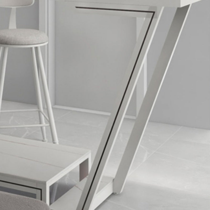 Modern Stone Bar Dining Table Rectangle Bar Table for Dining Room