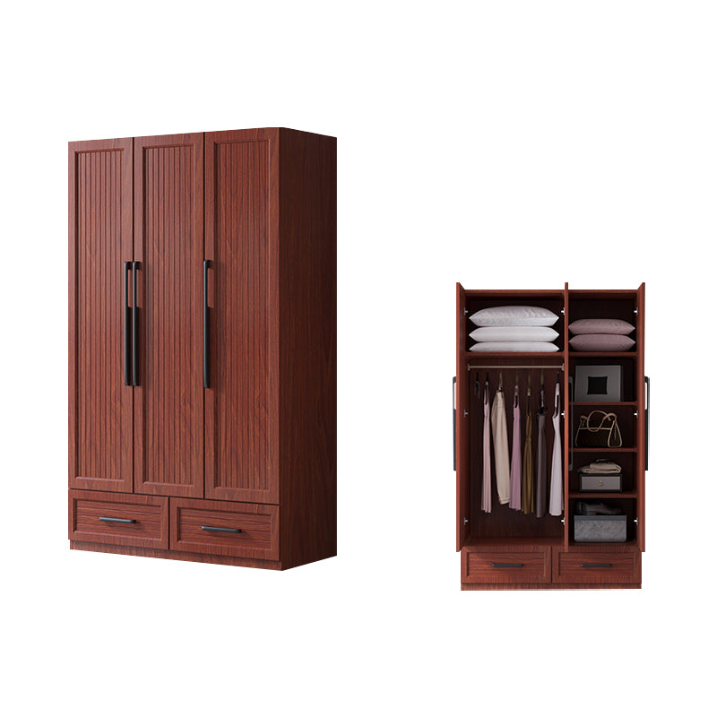 Modern Aluminum Multifunctional Wardrobe Freestanding Wardrobe with Self Close Drawers