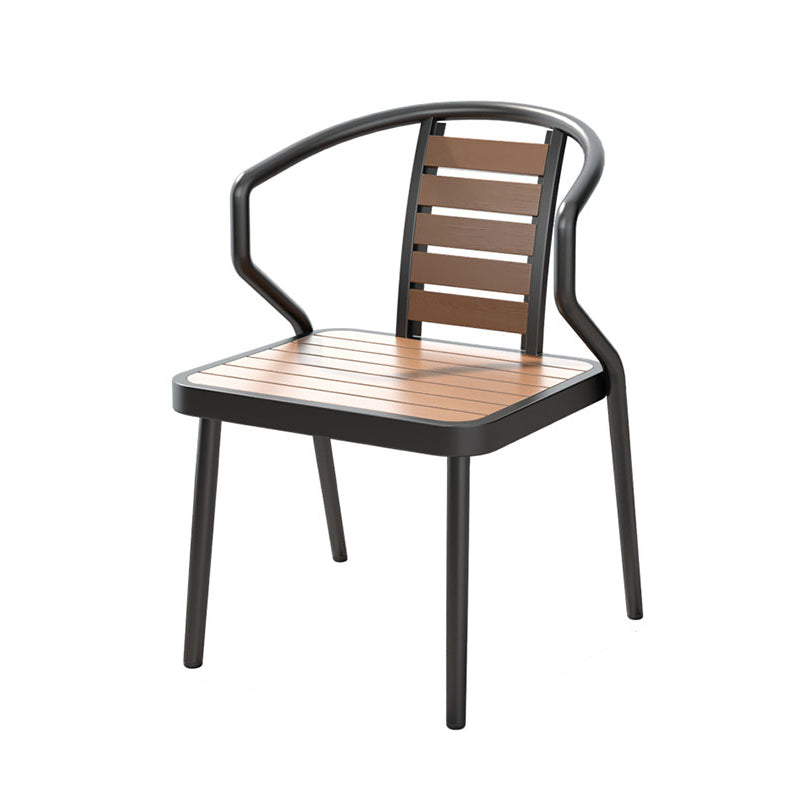 Boho Style 1/3 Pcs Patio Dining Table Set Wood Dining Table Set