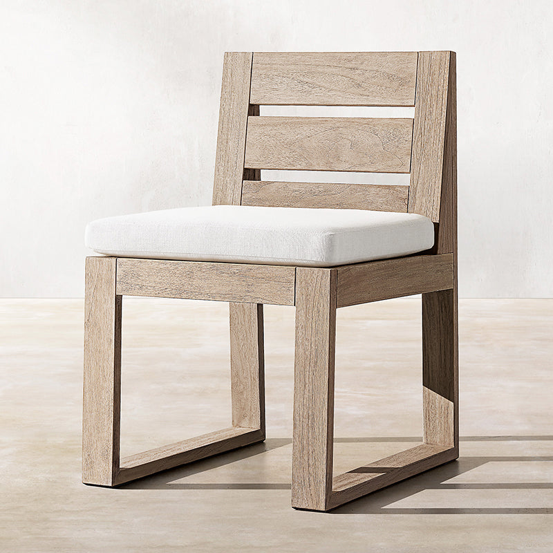 Boho Style 1/9 Pcs Patio Dining Table Set Wood Dining Table Set