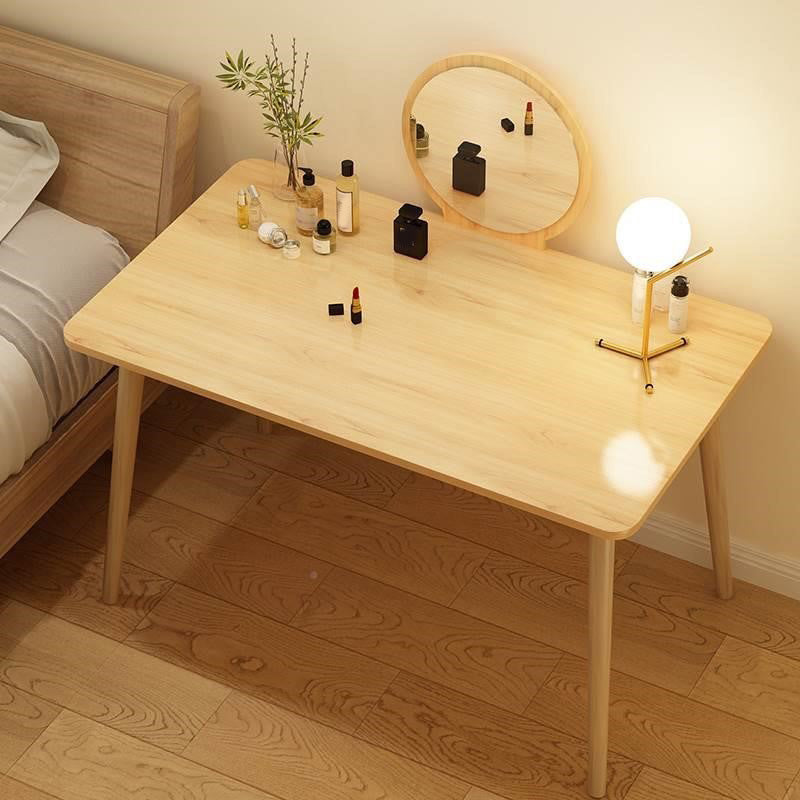 Contemporary Bedroom Makeup Vanity Desk Straight Feet Vanity Dressing Table
