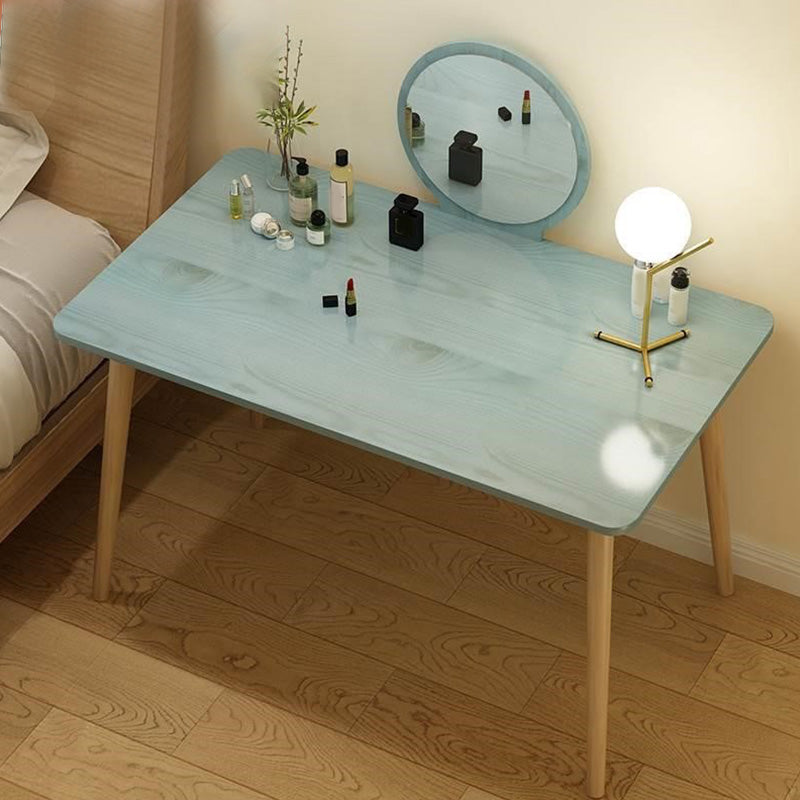 Contemporary Bedroom Makeup Vanity Desk Straight Feet Vanity Dressing Table