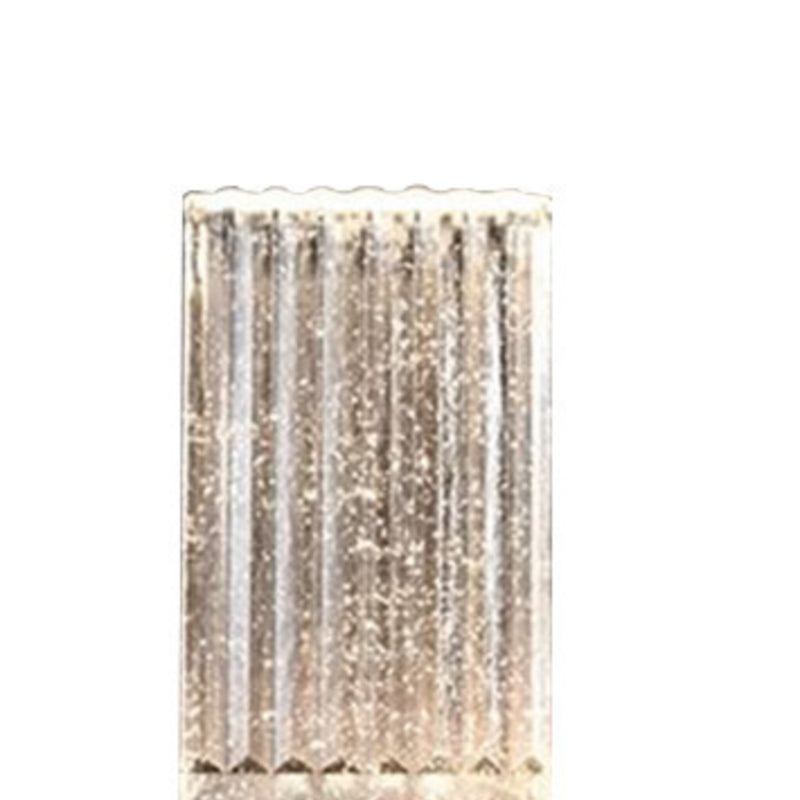 Iron and Crystal Wall Lighting Fixture in Gold LED Post Modern Wall Sconce