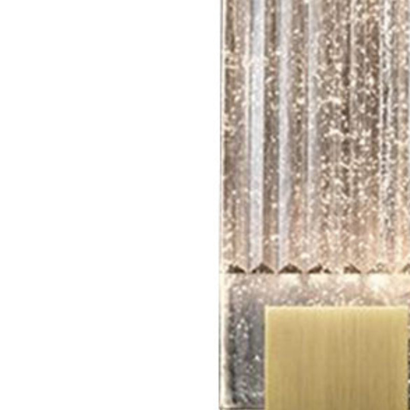 Iron and Crystal Wall Lighting Fixture in Gold LED Post Modern Wall Sconce