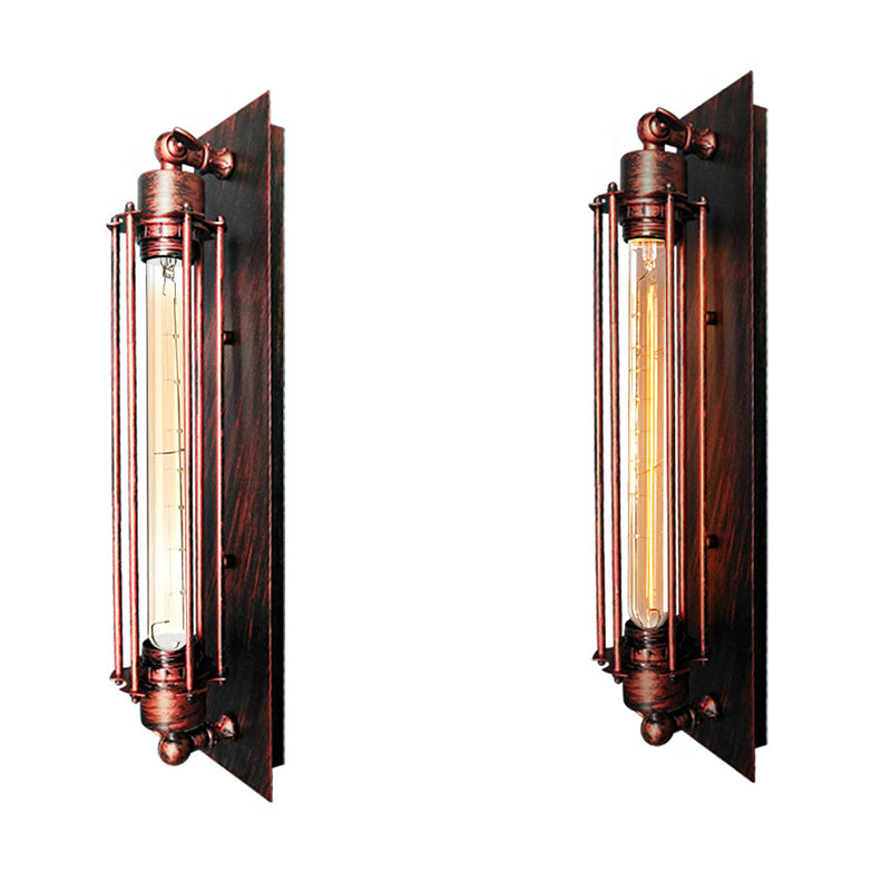 Modern Wall Sconce Frame Shape Wall Light with Metal Shade for Bedroom