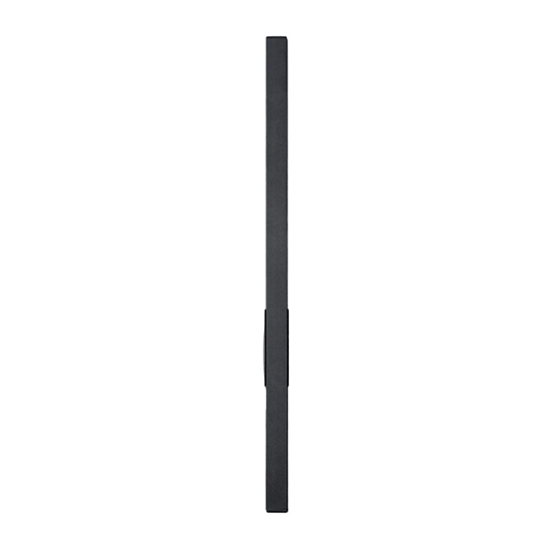 Linear LED Wall Light Metal & Acrylic Wall Sconce in Matte Black