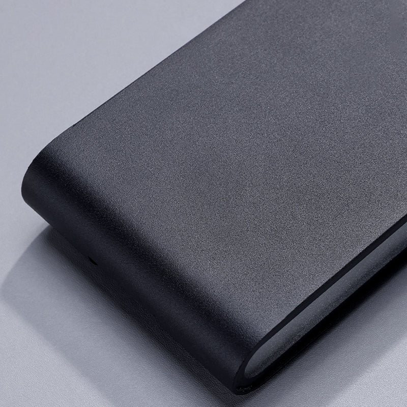 Contemporary LED Wall Mount Fixture in Dark Black / White Rectangle Wall Sconce