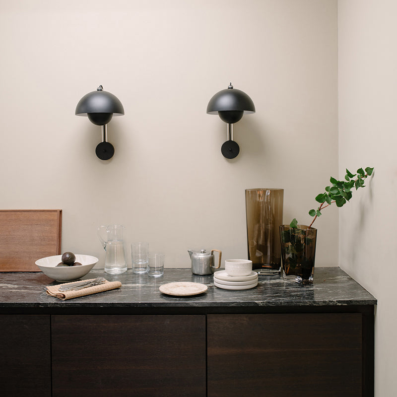 Steel Nordic Wall Lamp Dome Shade Wall Lighting Fixture in 4 Colors